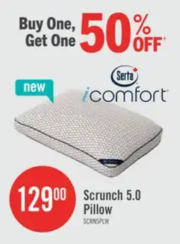 The Brick Serta iComfort Scrunch 5.0 Pillow - All Positions offer