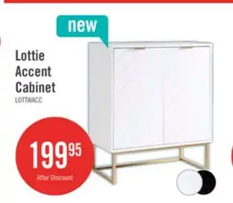 The Brick Lottie 28.5 2-Door Accent Cabinet - Glossy White offer