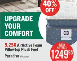 The Brick Sealy Posturepedic Luxury Crown Jewel Resort Paradiso Euro Pillowtop Queen Mattress offer