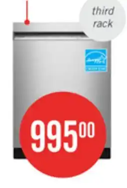 The Brick KitchenAid 24 47 dBA Dishwasher with Third Level Utensil Rack Black - KDFS224SBL offer