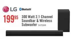 The Brick LG 2.1 CH Bluetooth Dolby Digital Soundbar with Wireless Subwoofer (S40T.DCANLLK) offer