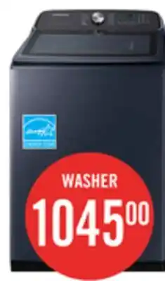 The Brick Samsung 6.1 Cu. Ft. Top-Load Washer - Navy - WA53CG7155ADA4 offer