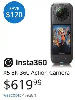 Vistek X5 8K 360 Action Camera offer