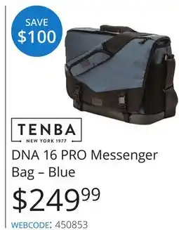 Vistek DNA 16 PRO Messenger Bag-Blue offer