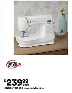 Michaels SINGER C5650 Sewing machine offer