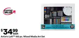 Michaels Artist's Loft 100 pc. mixed media Art Set offer