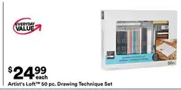 Michaels Artist's Loft 50 pc. Drawing Technique Set offer