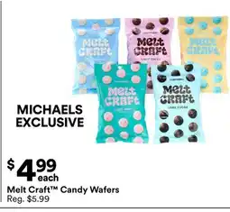 Michaels melt Craft Candy Wafers offer