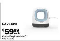 Michaels Cricut easyPress mini offer