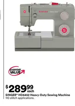 Michaels SINGER HD4452 Heavy-Duty Sewing machine offer
