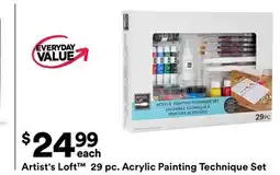 Michaels Artist's Loft 29 pc. Acrylic Painting Technique Set offer