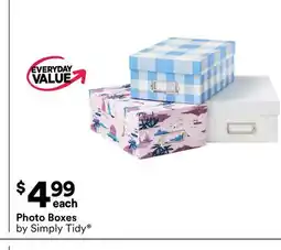 Michaels Photo Boxes by Simply Tidy offer