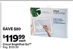 Michaels Cricut BrightPad Go offer
