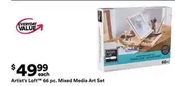 Michaels Artist's Loft 66 pc. mixed media Art Set offer