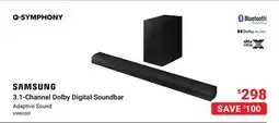 Visions Electronics SAMSUNG Q-SYMPHONY 3.1-Channel Dolby Digital Soundbar offer