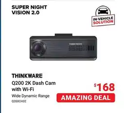 Visions Electronics Q200 2K Dash Cam with Wi-Fi offer