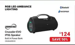 Visions Electronics Crusader-EVO IPX6 Speaker RGB LIGHTING offer