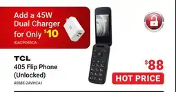 Visions Electronics TCL 405 Flip Phone (Unlocked) offer