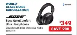 Visions Electronics Bose Immersive Audio Bose QuietComfort Ultra Headphones offer