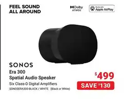 Visions Electronics SONOS Era 300 Spatial Audio Speaker offer