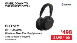 Visions Electronics Wireless Over-Ear Headphones Up to 30 Hours of Playtime offer