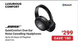 Visions Electronics BOSE QuietComfort Over-Ear Noise Cancelling Headphones offer