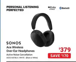 Visions Electronics Ace Wireless Over-Ear Headphones offer