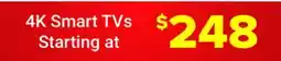 Visions Electronics 4K Smart TVs offer