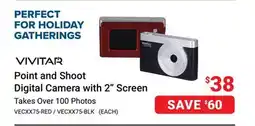 Visions Electronics Vivitar Point and Shoot Digital Camera with 2' Screen offer