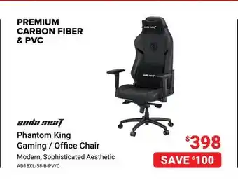 Visions Electronics Phantom King Gaming/Office Chair offer