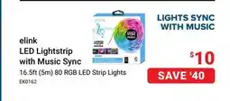 Visions Electronics elink LED Lightstrip with Music Sync offer