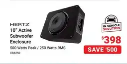Visions Electronics 10 Active Subwoofer Enclosure offer
