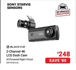 Visions Electronics 2-Channel 4K LCD Dash Cam offer
