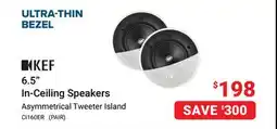 Visions Electronics KEF 6.5 In-Ceiling Speakers offer