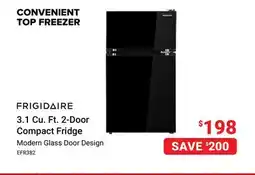 Visions Electronics 3.1 Cu. Ft. 2-Door Compact Fridge offer