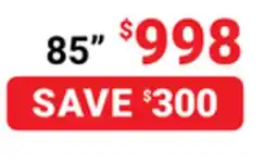 Visions Electronics Hisense 85 QLED 4k Smart TV offer