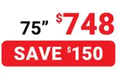 Visions Electronics LG 75 UA7000 UHD AI 4K Smart TV - 2025 offer