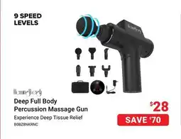 Visions Electronics Deep Full Body Percussion Massage Gun offer