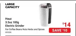 Visions Electronics Hauz 3.5oz 100g Electric Grinder offer