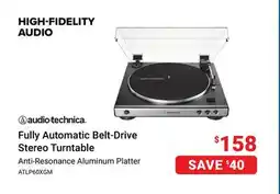 Visions Electronics Fully Automatic Belt-Drive Stereo Turntable offer