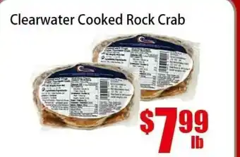 New Pacific Supermarket Clearwater Cooked Rock Crab offer