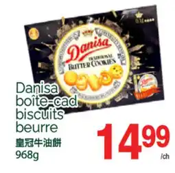 T&T Supermarket DANISA BOITE-CAD BISCUITS BEURRE, 968G offer