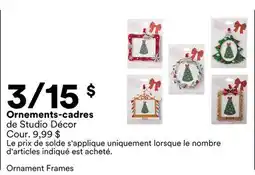 Michaels Ornements-cadres de Studio Décor offer