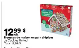 Michaels Trousses de maison en pain d'épices de Cookies United offer