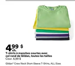 Michaels T-shirts à manches courtes avec col rond de Gildan, toutes les tailles offer