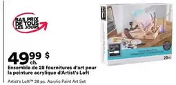 Michaels Ensemble de 28 fournitures d'art pour la peinture acrylique d'Artist's Loft offer