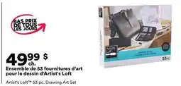Michaels Ensemble de 53 fournitures d'art pour le dessin d'Artist's Loft offer