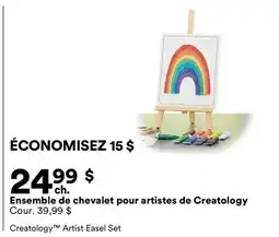Michaels Ensemble de chevalet pour artistes de Creatology offer