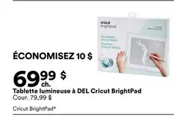 Michaels Tablette lumineuse à DEL Cricut BrightPad offer