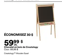 Michaels Chevalet en bois de Creatology offer